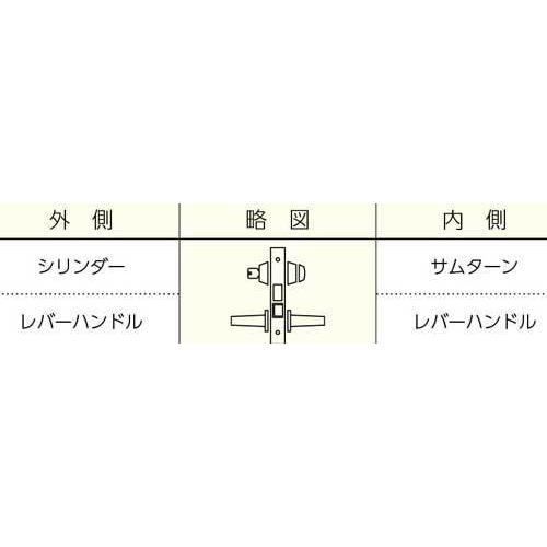 MIWA ミワ U9 LA20-1 SV(アルミシルバー)適用扉厚33〜42mm 美和