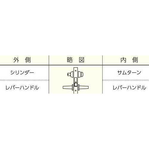 MIWA ミワ U9 LA50-1 ST(ステンレスヘアーライン)適用扉厚33〜42ｍｍ