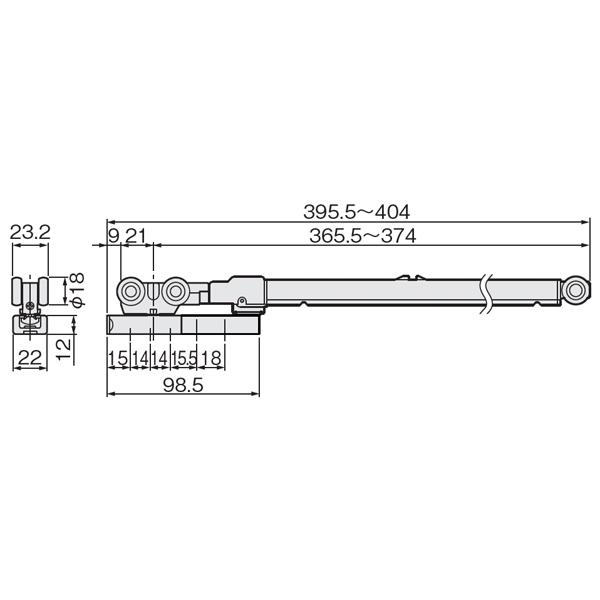 アトムリビンテック FC-275-K-H 上吊式引戸HRシステム ソフトクローズ