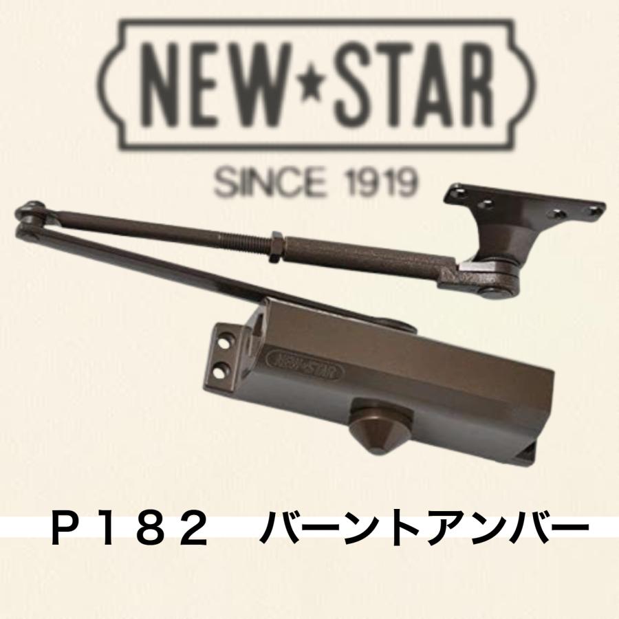 P-182】ニュースター ドアクローザー ≪バーントアンバー≫（N-52