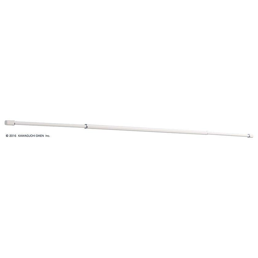 川口技研 室内用物干し竿 QL-23-W ホワイト(全長1450mm〜2340mm 川口技研 室内用物干し竿 QL-23-W ホワイト(全長1450mm〜2340mm