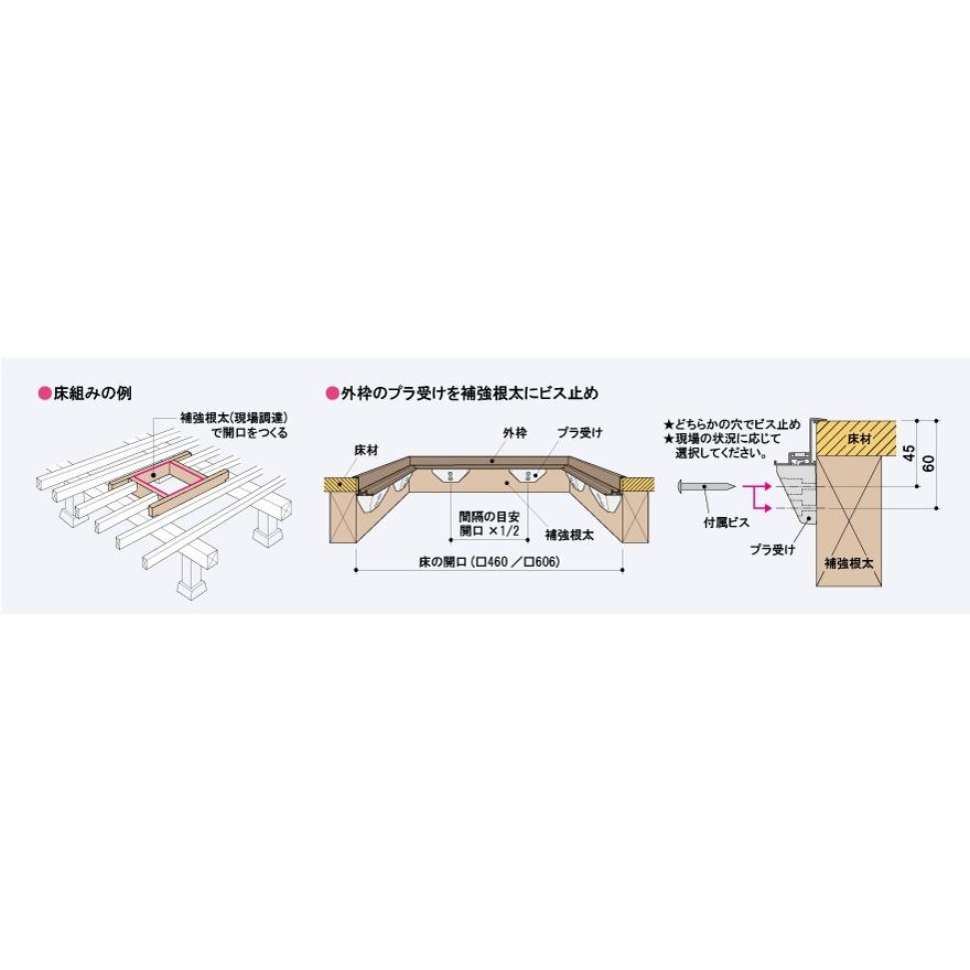 164t 未使用品 収納庫 らくらく床下収納庫 606角 SFC606B 深型(一般) 日本製 ブロンズ y122802t Amazon | SPG 収納庫 らくらく床下収納庫 606角 SFC606B 深型(一般