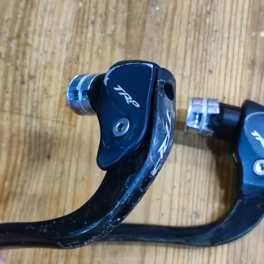 中古】TRP RL970 カーボンブレーキレバー TTバイク ピスト : サイクル