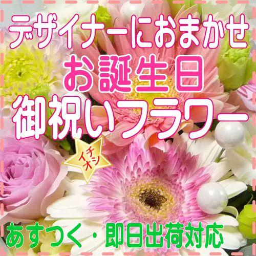 お誕生日専用フラワー デザイナーに完全おまかせ