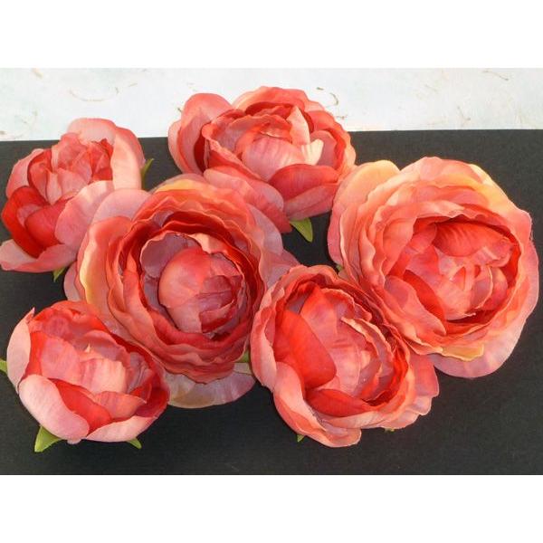 振り袖・和装用 髪飾りラナンキュラス5本セット めちゃかわレッド |  | 01