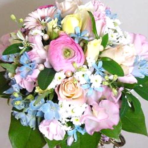 花嫁のブライダルブーケ＆ブートニア カラードレス用｜kyoto-flower｜06