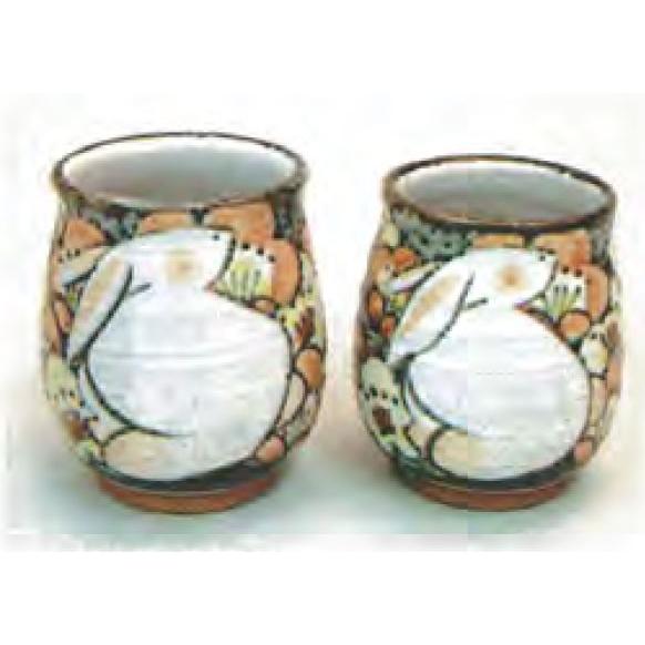 青磁 陶器 水差し 花模様 青磁 陶器 水差し 花模様 ツートーン 青磁