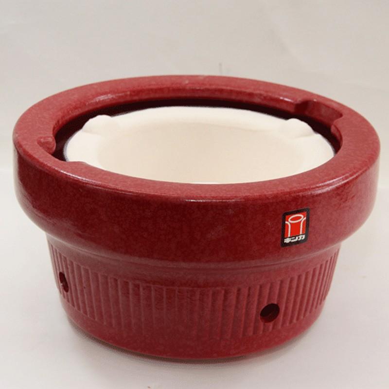 七輪 焼肉 自宅 卓上 三河水コンロ すみ丸 焦げ茶 : 京都ひがし