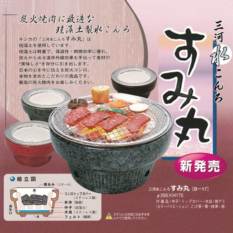 七輪 焼肉 自宅 卓上 三河水コンロ すみ丸 焦げ茶 B 17 京都ひがしやまいちば 通販 Yahoo ショッピング