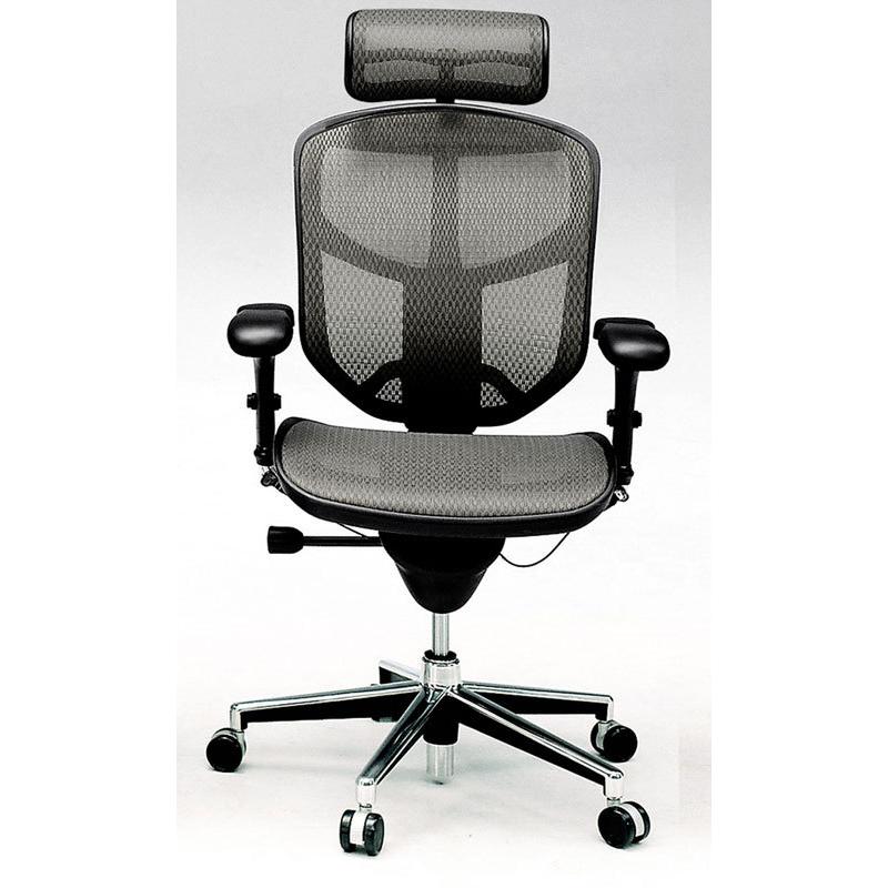 Ergohuman エルゴヒューマンエンジョイハイブリッドシリーズ ヘッドレスト 　ENJOYＢＡＳＩＣＨＥＤＲＥＳＴMODEL　グレー【エンジョイH GY (KM-10)