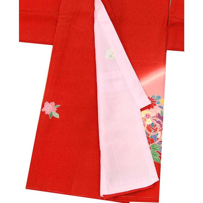 記念感謝祭☆京友禅手描染多色濃淡ボカシ本盛金美術新品正絹産着純古典 