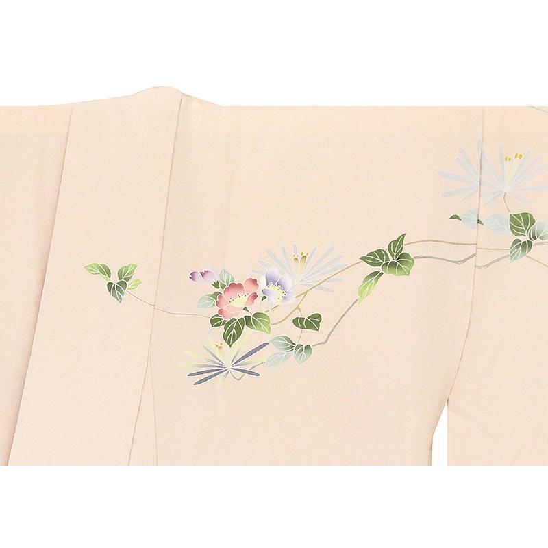 ※記念感謝祭【仕立無料】京友禅工芸作家松本健一先生作☆垣根四季花加賀手描き特撰上品ボカシ染訪問着（10012341）の画像