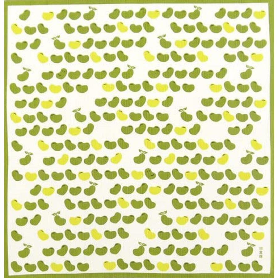 濱文様 小布 そら豆いっぱい グリーン 約50×50cm 綿100％ 日本製 新品 :HAMA-01145:京秀屋 - 通販 -  Yahoo!ショッピング