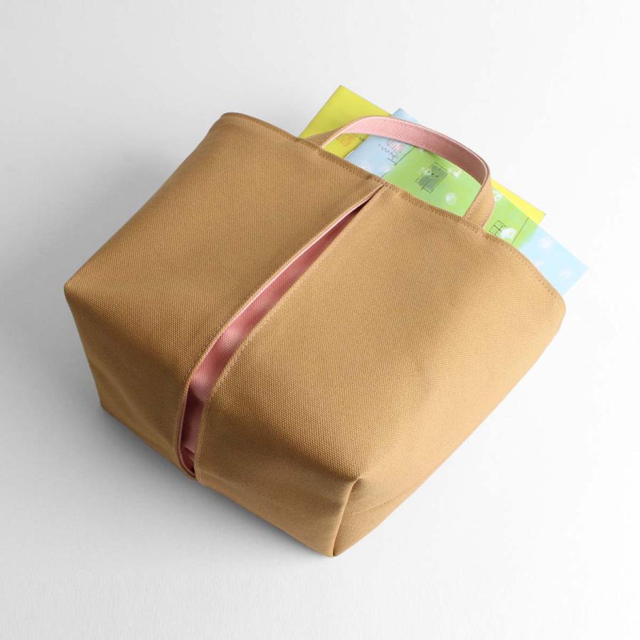 新品　MASU　PLEATED TOTE BAG　コットン　帆布　クリーム MASU(エムエーエスユー)のPLEATED TOTE BAG(バッグ)の通販