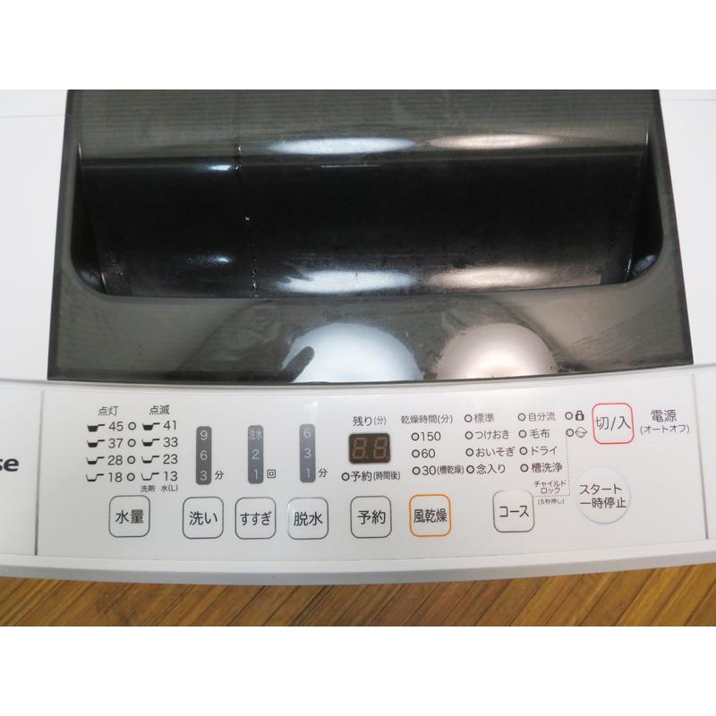 ハイセンス 中古 良品 一人暮らし 4.5kg 縦型 全自動洗濯機 2019 ハイセンス 中古 良品 一人暮らし 4.5kg 縦型 全自動洗濯機 2019