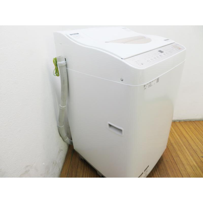 SHARP（シャープ） 中古 一人暮らし SHARP 5.5kg 縦型 洗濯乾燥機 乾燥 