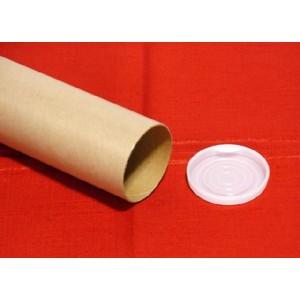 京都マルタヤ B2用 ポスター筒 径51x550mm 10本×@133円 キャップ付き