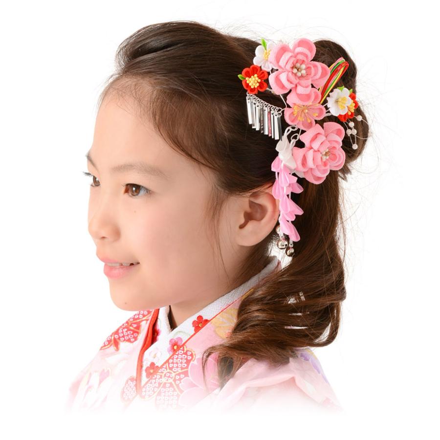 髪飾り 七五三 3歳 5歳 7歳 パッチン留め セット ちりめん 髪飾り 七五三 3歳 5歳 7歳 パッチン留め セット ちりめん