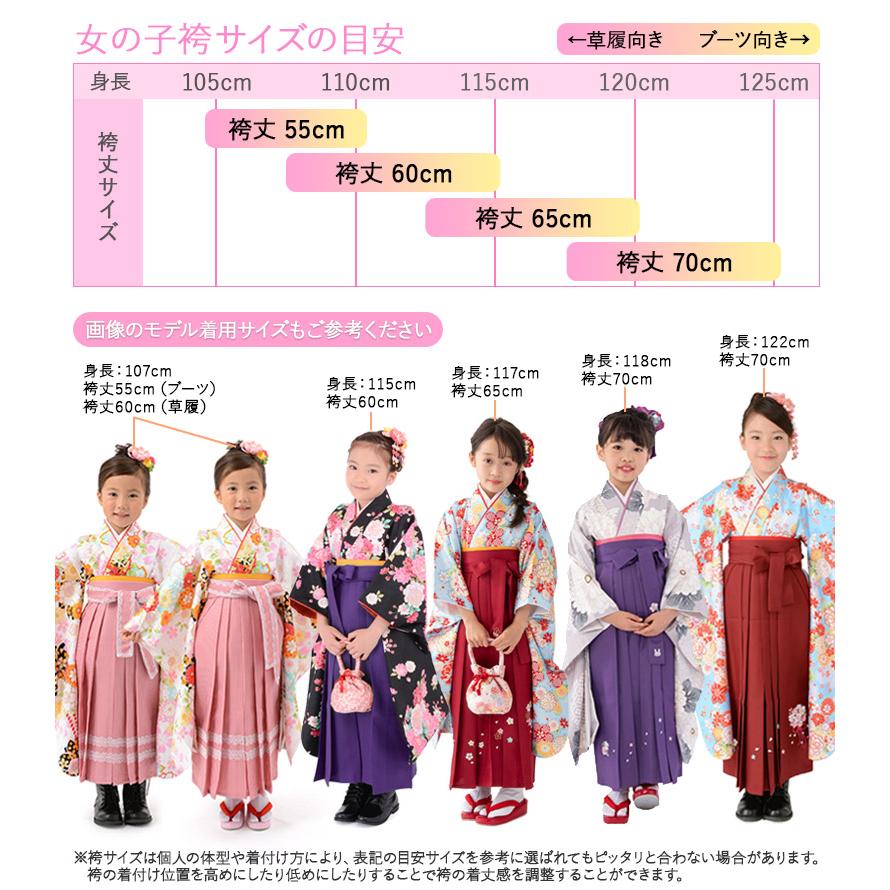 女の子 着物袴セット 卒園式袴 七五三 小紋 着物 5点セット 女の子 着物袴セット 卒園式袴 七五三 小紋 着物 5点セット