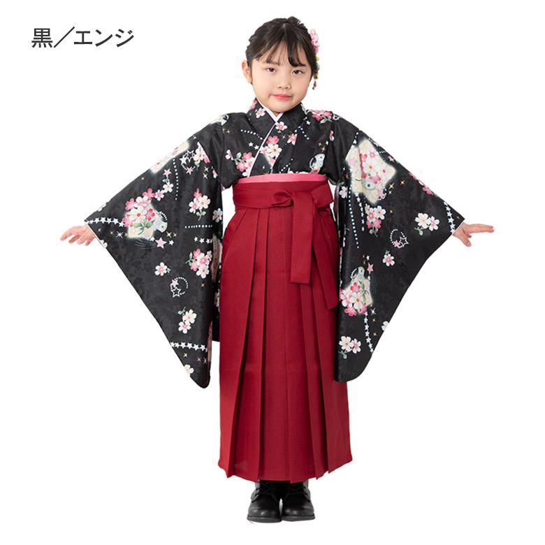 女の子 着物袴セット 卒園式袴 七五三 小紋 着物 5点セット 女の子 着物袴セット 卒園式袴 七五三 小紋 着物 5点セット