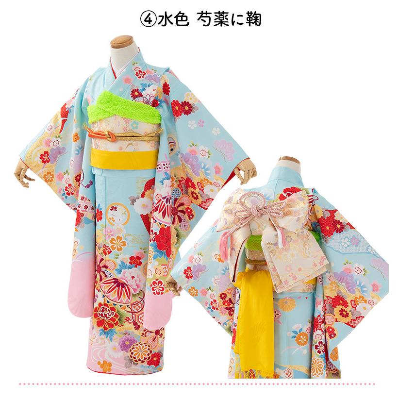 七五三 着物 四つ身 セット 女の子 7歳 7才 絵羽柄 着物セット 七五三 着物 四つ身 セット 女の子 7歳 7才 絵羽柄 着物セット