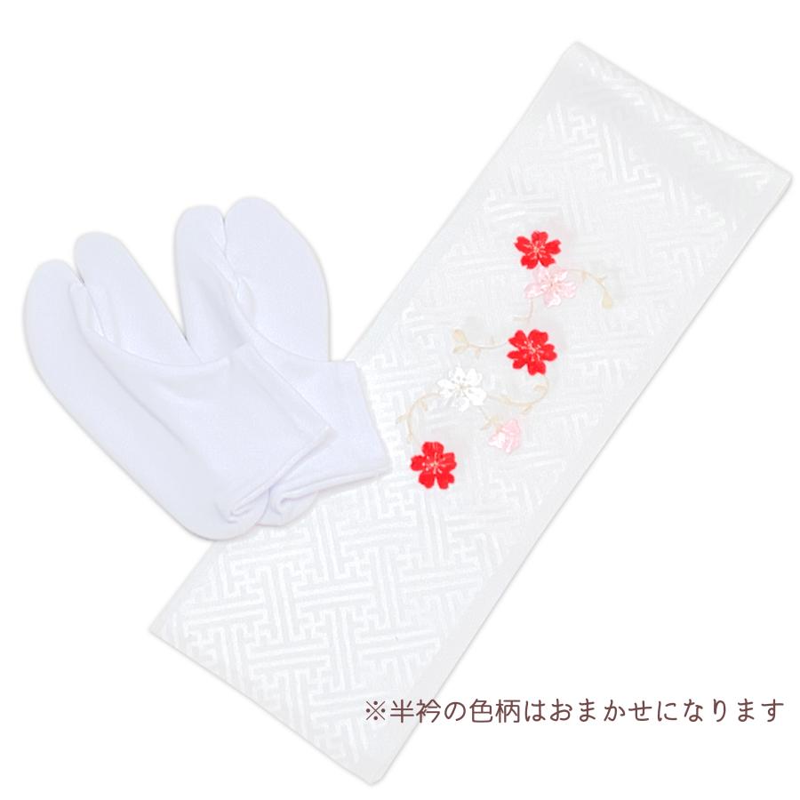 七五三 着物 3歳 女の子用 5点セット 鹿の子絞り風 3歳女の子 合繊の