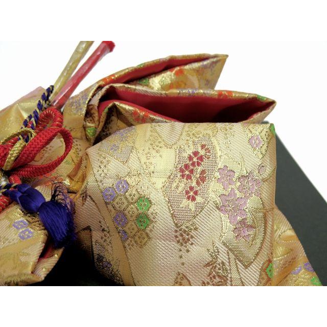 七五三 帯 3歳 女の子 結び帯 はこせこセット 小寸「金」DPS305