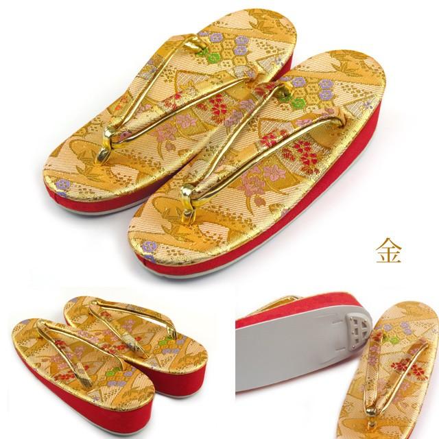 京都室町st. 子供草履 七五三着物 卒園式に 6色から選べる女の子用金襴