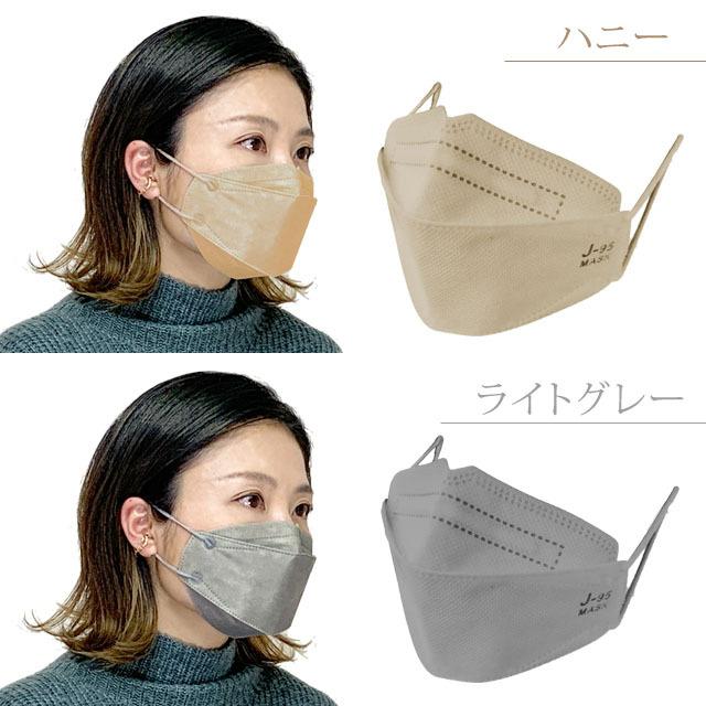 京都室町st. マスク 日本製 不織布 立体 カラー サージカルマスク