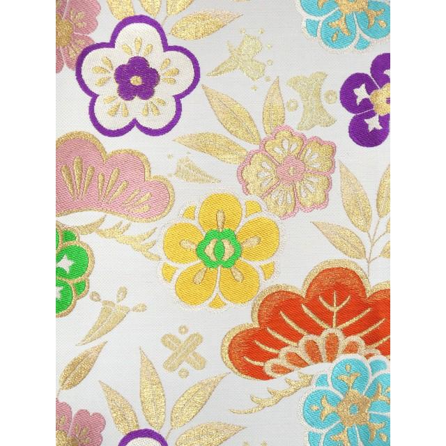 【中古品/USED】 京都室町st. 袋帯 七五三 十三参り 西陣織の子供袋帯 全通 正絹「白 松」JFS467 【ZY7657432605】(27265円)