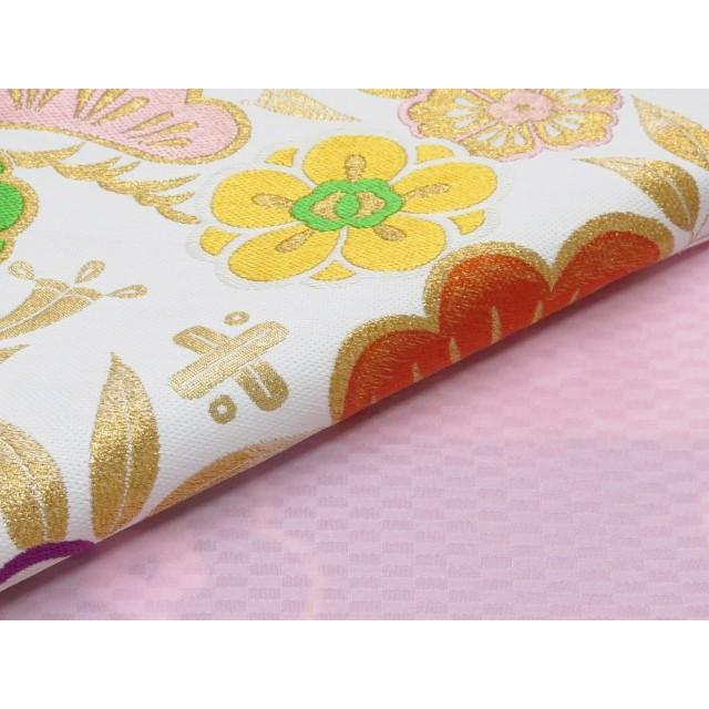 【中古品/USED】 京都室町st. 袋帯 七五三 十三参り 西陣織の子供袋帯 全通 正絹「白 松」JFS467 【ZY7657432605】(27265円)