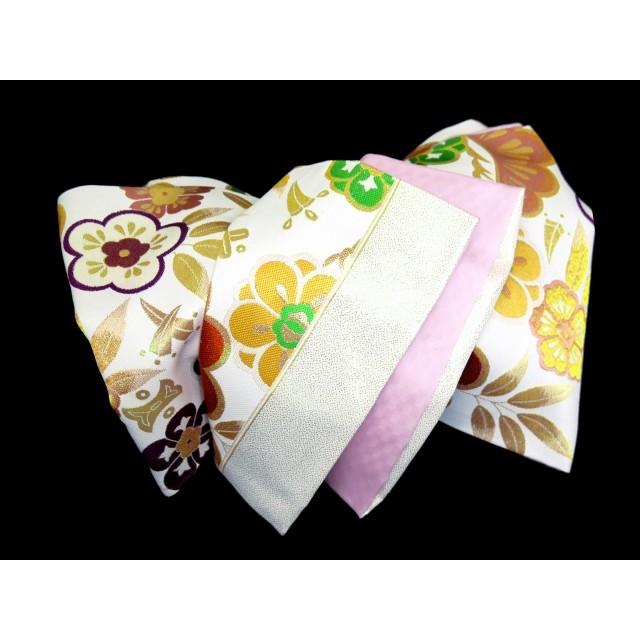 【中古品/USED】 京都室町st. 袋帯 七五三 十三参り 西陣織の子供袋帯 全通 正絹「白 松」JFS467 【ZY7657432605】(27265円)