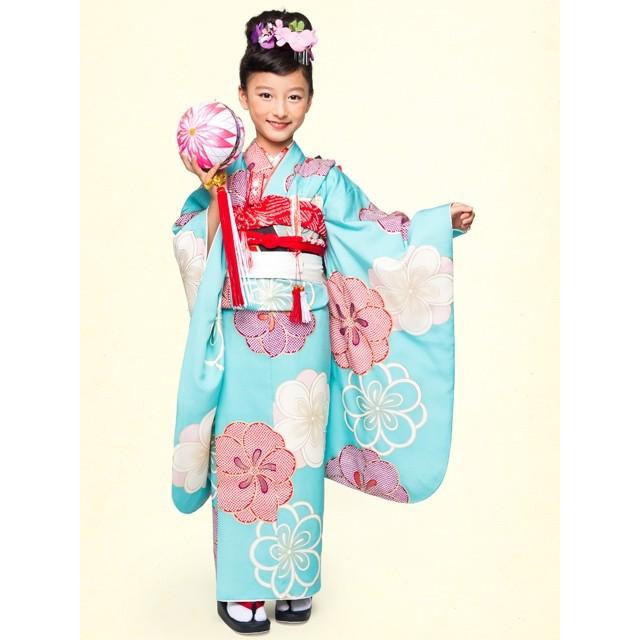 京都室町st. 七五三 7歳 着物 フルセット 「紅一点」ブランドの着物