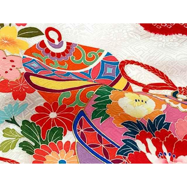 京都室町st. お宮参り 女の子 着物 正絹 本絞り 日本製 赤ちゃんの