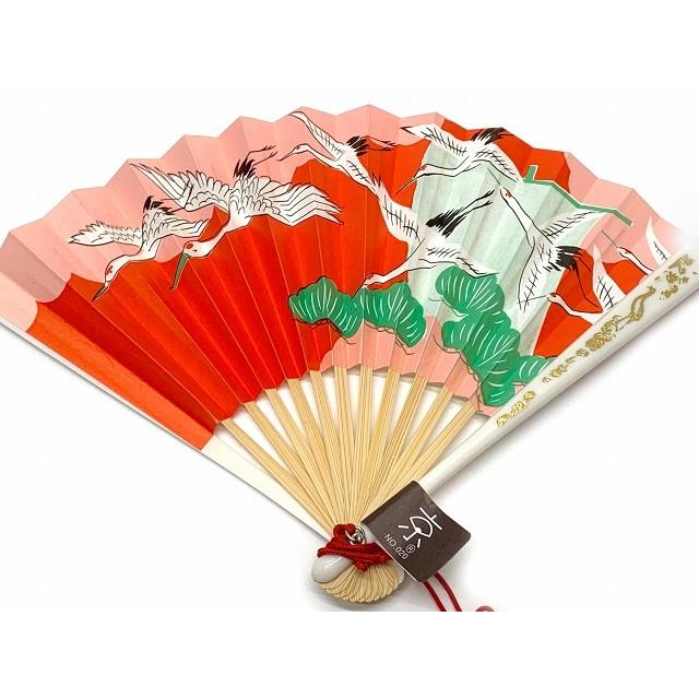 七五三 衣装 赤と緑 扇子模様 着画あり◯ 七五三 衣装 赤と緑 扇子模様
