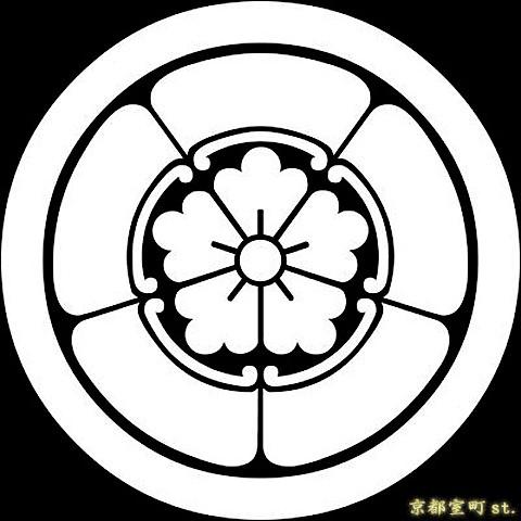 京都室町st ネコポス可 送料280円 家紋シール 着物用 貼り付け家紋 6枚入り 丸に五瓜に唐花 ネコポス可 Kom108 Kom108 七五三着物 浴衣の京都室町st 通販 Yahoo ショッピング