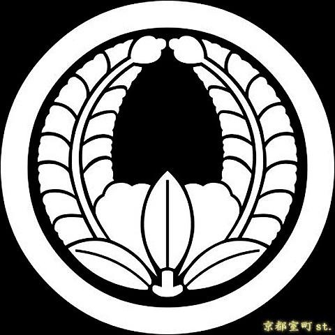 ポスト投函配送】家紋シール 着物用 貼り付け家紋 6枚入り「丸に上り藤
