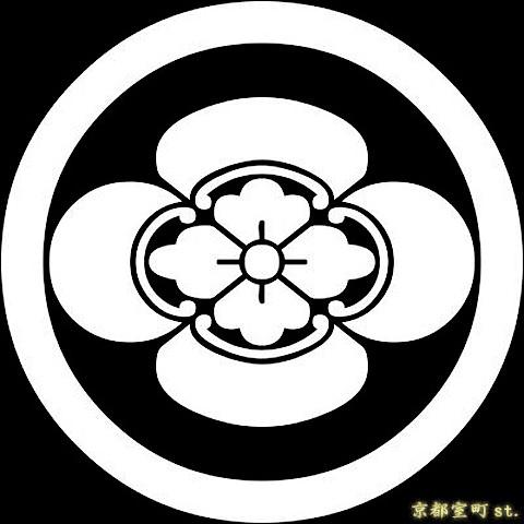 ポスト投函配送】家紋シール 着物用 貼り付け家紋 6枚入り「丸に木瓜