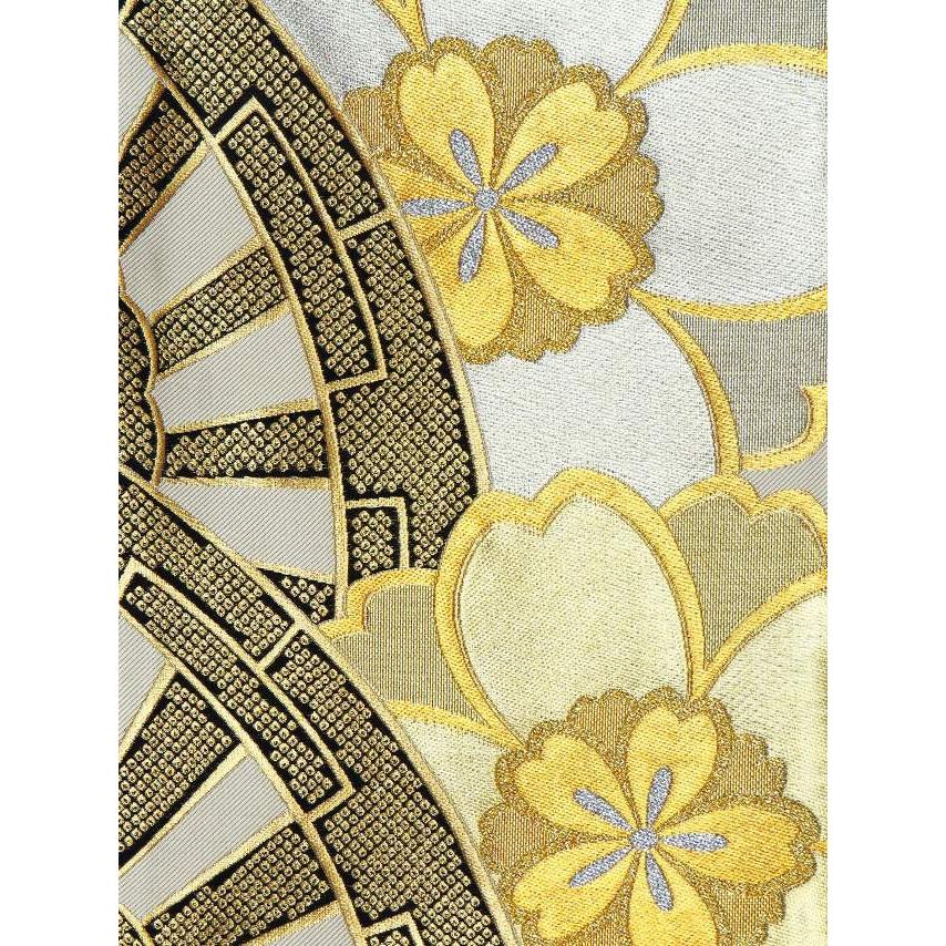 京都室町st. 袋帯 振袖用 正絹 成人式に 華やかな袋帯 六通 仕立て  