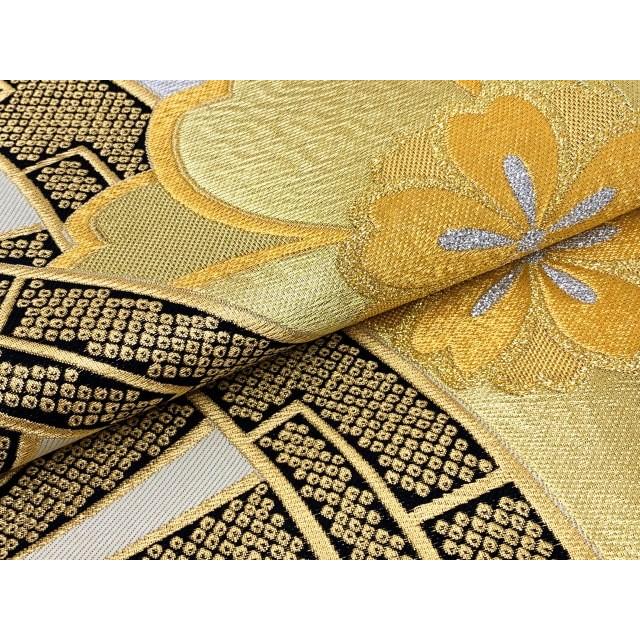 京都室町st. 袋帯 振袖用 正絹 成人式に 華やかな袋帯 六通 仕立て  