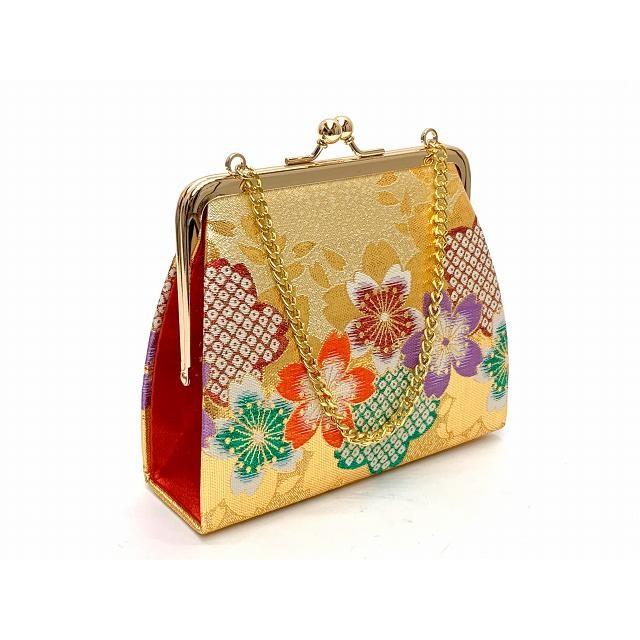 京都室町st. 七五三 結び帯 7歳 女の子 はこせこ ペアセット 合繊「金