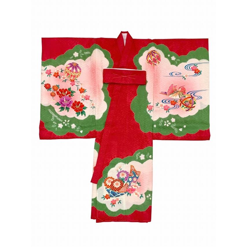 京都室町st. お宮参り 着物 女の子 本絞り 金駒刺繍 日本製 赤ちゃんの
