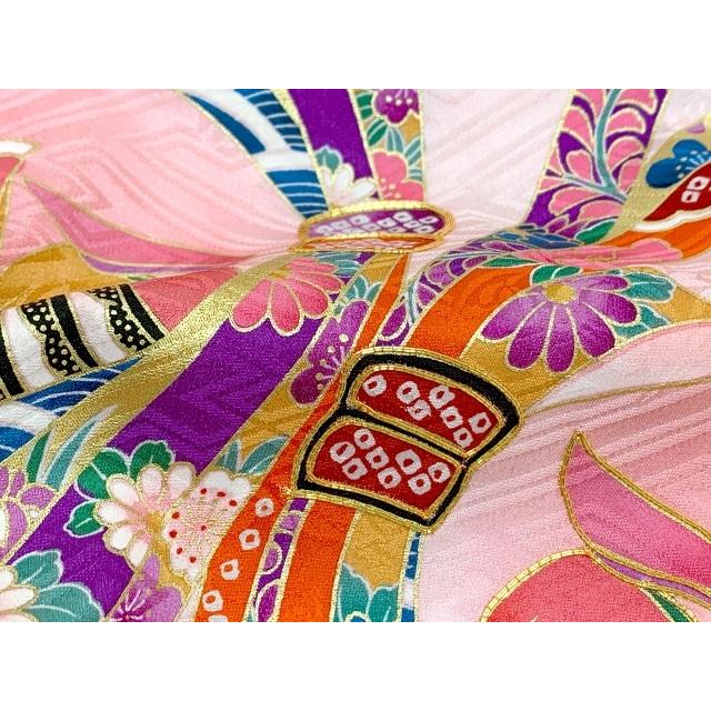 京都室町st. お宮参り 着物 女の子 本絞り 金駒刺繍 日本製 赤ちゃんの