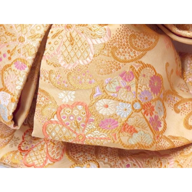 京都室町st. 七五三 結び帯 金襴生地の作り帯 7歳用(大寸)、5歳用(中寸