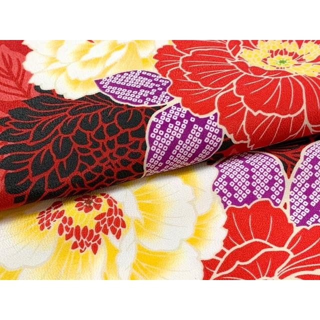 袴　花柄刺繍 着物　セット 卒業式 袴セット 女性用 二尺袖着物 ショート丈 刺繍ぼかし袴 2点