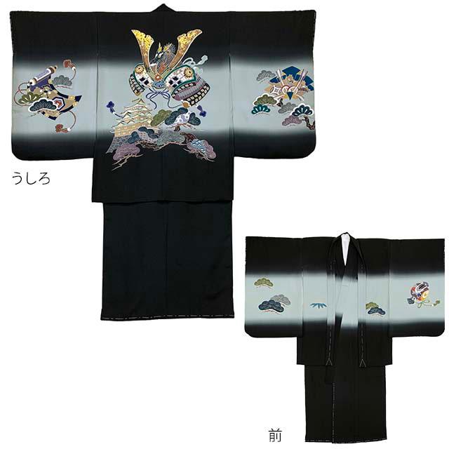 京都室町st. 七五三 5歳男の子 正絹 フルセット 日本製 手描き 京都室町st. 七五三 5歳男の子 正絹 フルセット 日本製 手描き
