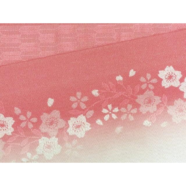 浴衣 帯 レディース 単品 半幅帯 博多織 浴衣帯 小袋帯「ピンク系 桜