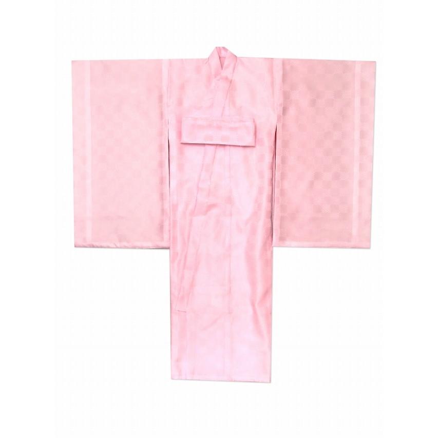 長襦袢 お宮参りの着物(産着 初着) 女の子 地紋入りの襦袢(合繊 