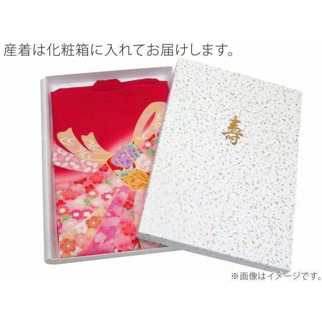 お宮参り 着物 初着 産着 女の子 上質国産生地 洗えるお祝い着(合繊