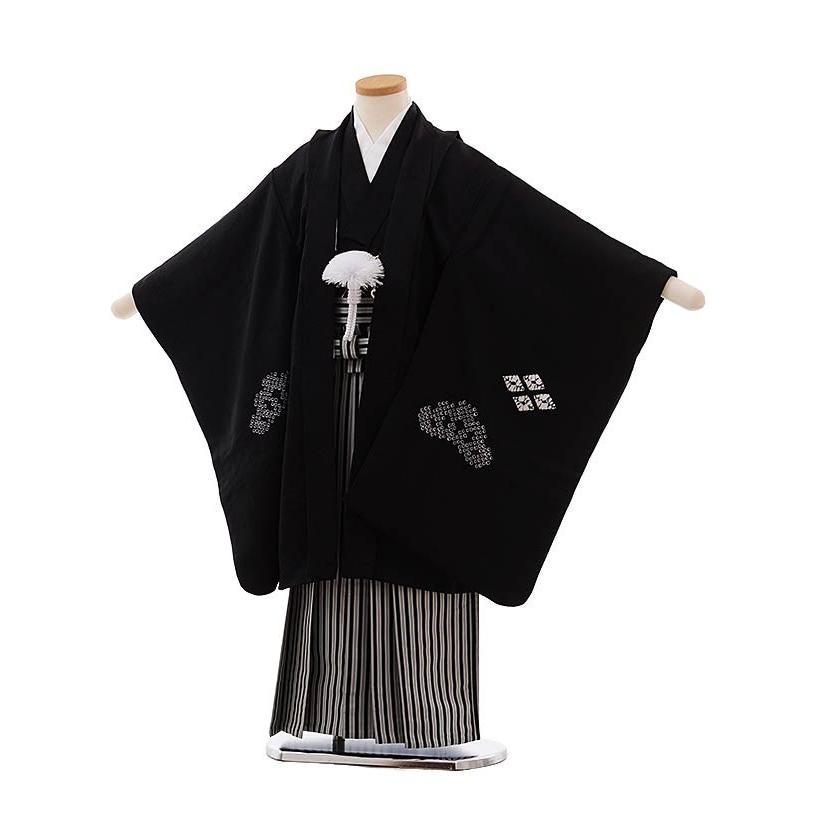 格安人気 七五三 レンタル 5歳 着物 5歳男児袴 5470 黒地 鷹刺繍 黒白縞袴 着物高級正絹 1ao5470 京都かしいしょう ヤフー店 通販 Yahoo ショッピング 安いそれに目立つ Www Mastoremata Gr